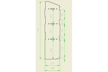 Shelving unit for Partner Berlingo Proace Doblo Part manufacturer no brand