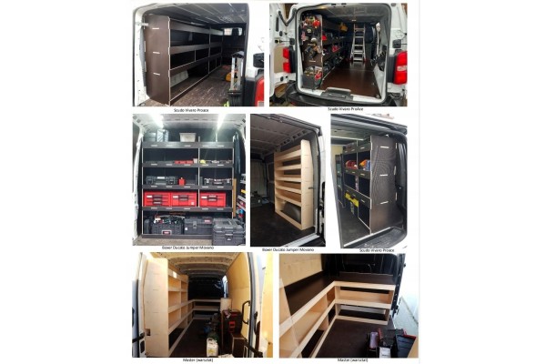 Shelving unit for Partner Berlingo Proace Doblo Customs tariff code 87082990
