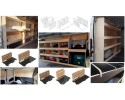 Estante incorporado 1200x1146 mm para Peugeot Partner, Citroën Berlin