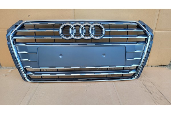 Rejilla Radiador Dummy Audi A4 B9 8W0 2015-2019 Cromo OE 8W0853651AB Nueva 6