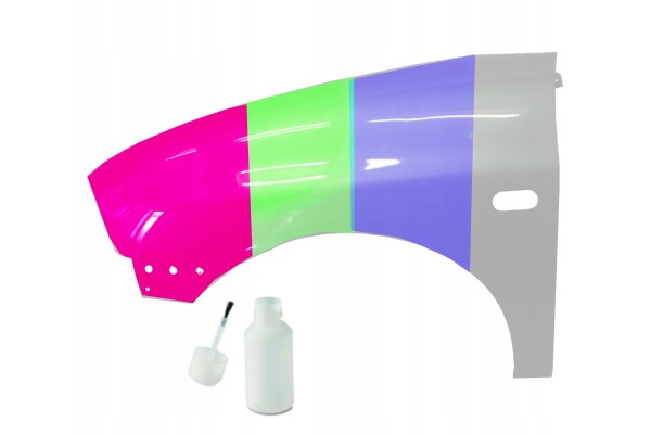 Mudguard Seat IBIZA Cordoba 6L ZINC EACH COLOR 02 08 Left lacquer