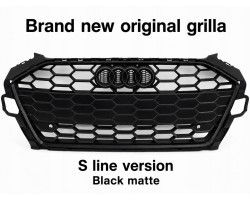 GRILLE INSERT AUDI A4 B9 FACELIFT S LINE 8W 8W0853651EB DT BLACK 2020