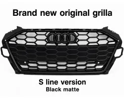 Rejilla Dummy Audi A4 B9 Facelift S-Line Negra 8W0853651EB DT 2020-2025