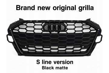 GRILLE INSERT AUDI A4 B9 FACELIFT S LINE 8W 8W0853651EB DT BLACK 2020