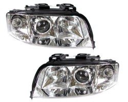 Headlight set AUDI A6 C5 2001 2005 LEFT RIGHT TYC