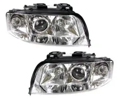 Juego de faros Audi A6 C5 2001-2005 izquierdo y derecho TYC
