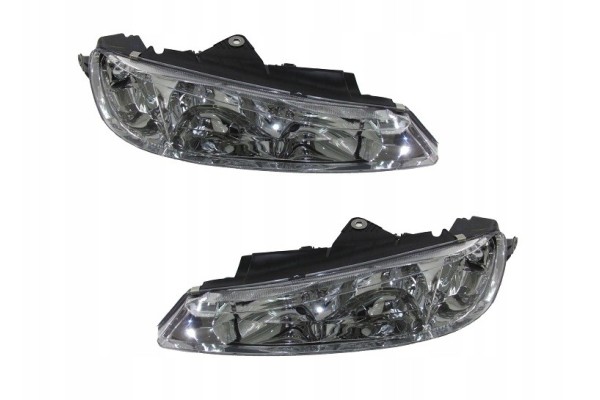 SET OF HEADLIGHTS PEUGEOT 406 1999 2004 NEW