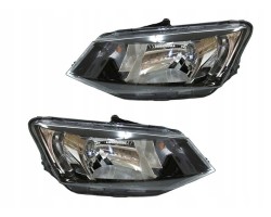 SET OF HEADLIGHTS SKODA FABIA 2014 2018 VALEO