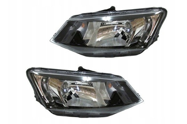 SET OF HEADLIGHTS SKODA FABIA 2014 2018 VALEO