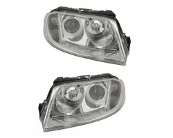 Juego de faros delanteros halógenos AutoDor para Volkswagen Passat 2000-2005