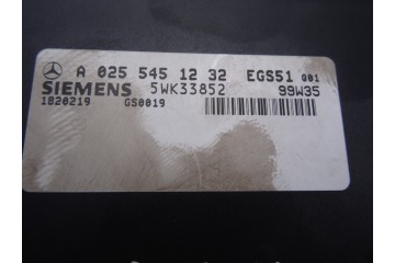 A0255451232   MODULO ELECTRONICO MERCEDES-BENZ CLASE E (BM 210) BERLINA 270 CDI (210.016) 2000 A0255451232 209873 MERCEDES-BENZ 