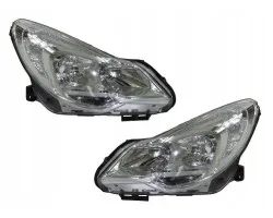 SET OF HEADLIGHTS OPEL CORSA D 2011-2014