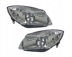 HEADLIGHTS SKODA FABIA ROOMSTER 2007 2010 DEPO