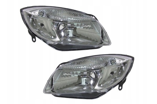 HEADLIGHTS SKODA FABIA ROOMSTER 2007 2010 DEPO