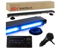 STROBE BLUE LED BEAM 93CM 12V 24V 6 MODULES guard ambulance 4PAGES