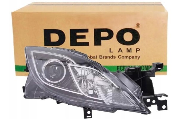 HEADLAMP ECE ELEC MANUAL BLK MZ 6 08 09 GS1F510KOE Catalog number of the part 216 1155R LDEM2