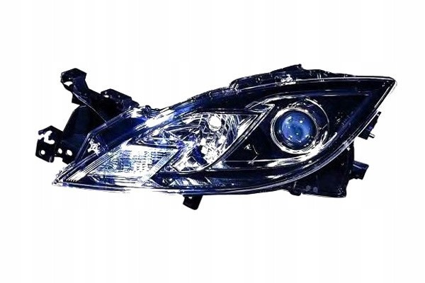 HEADLAMP ECE ELEC MANUAL BLK MZ 6 08 09 GS1F510KOE Car type passenger cars