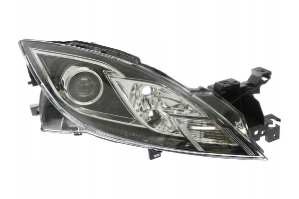 HEADLAMP ECE ELEC MANUAL BLK MZ 6 08 09 GS1F510KOE Quality of parts according to GVO Q original with factory logo OEM OES