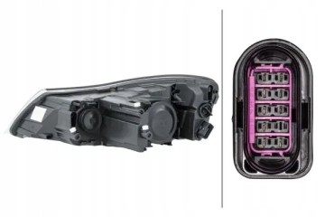 HEADLAMP LAMP RIGHT WITH MOTOR FOR ADJUSTMENT Packaging status original