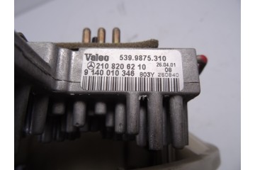 2108206210 MOTOR CALEFACCION MERCEDES-BENZ CLASE E (BM 210) BERLINA 200 Kompressor (210.048) 2002 2108206210 210144 MERCEDES-BEN