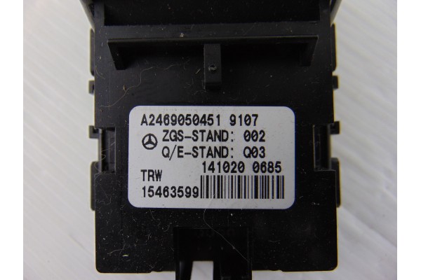 Interruptor, Mercedes-benz Clase a (Bm 176) A 180 CDI BlueEfficiency (176.012) 2014, A2469050451