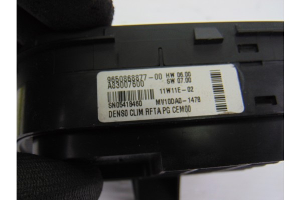 Mando climatizador, Citroen C4 Picasso Exclusive 2011, 9650868877