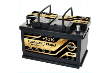 Battery Euro Start GOLD SMF 12V 80Ah 800A P L3 Model L3 80P