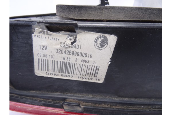 50513401 PILOTO TRASERO IZQUIERDO INTERIOR ALFA ROMEO GIULIETTA (191) Distinctive 2013 50513401 210231 ALFA ROMEO - 3