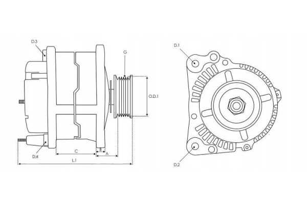 Alternador AS-PL A9039