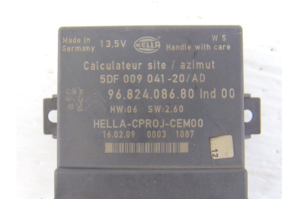 Módulo electrónico, Citroen Grand C4 Picasso Exclusive 2009, 9682408680