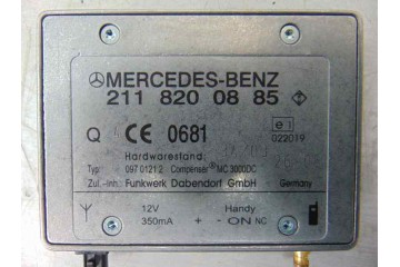 Antena, Mercedes-benz Clase e (Bm 211) Berlina E 320 CDI 4-Matic (211.089) 2005, 2118200885