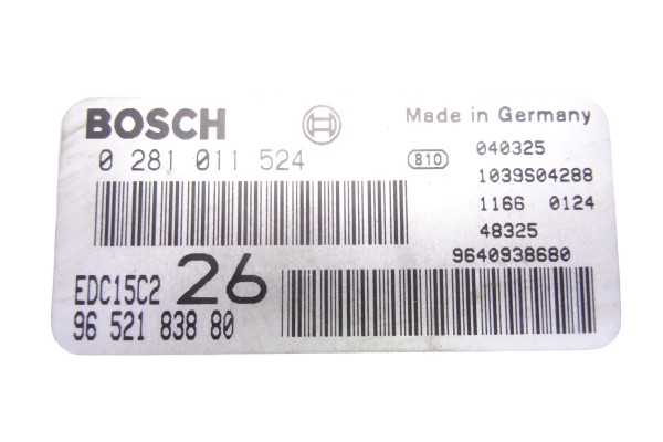 9652183880  CENTRALITA MOTOR UCE CITROEN C5 BERLINA 2.0 HDi SX 2004 9652183880 210818 CITROEN - 1