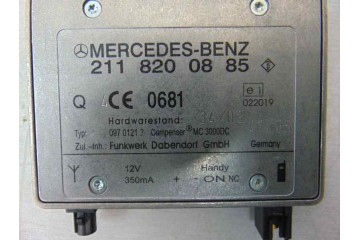Antena, Mercedes-benz Clase e (Bm 211) Berlina E 220 Cdi (211.006) 2006, 2118200885
