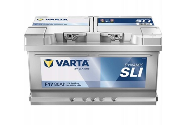 VARTA DYNAMIC SLI 80AH 740A F17 P BATTERY WITHOUT OLD SENTENCE
