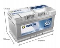 VARTA DYNAMIC SLI 80AH 740A F17 P BATTERY WITHOUT OLD SENTENCE Catalog number of the part 5804060743132