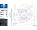 DISCS ROTINGER BMW 5 E60 E61 FRONT 324mm Number of discs offered 2