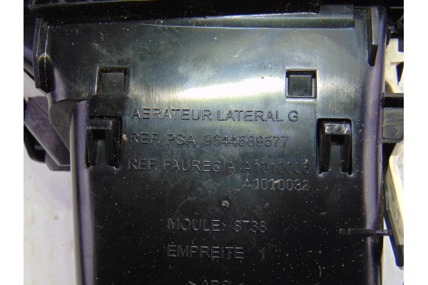 Rejilla aireadora, Peugeot 407 Coupé Pack 2006, 9644589577