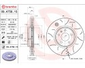 BRAKE DISC AUDI A4 07 FRONT 1PC Number of discs offered 1
