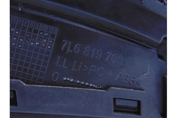 Rejilla aireadora, Volkswagen Touareg (7LA) Tdi V6 2004, 7L6819703D