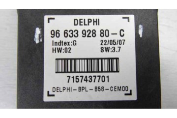 Módulo electrónico, Citroen Grand C4 Picasso Exclusive 2007, 9663392880