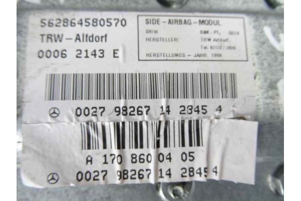 Airbag lateral delantero derecho, Mercedes-benz Clase C (Bm 202) Berlina 220 Cdi (202.133) 2000, A1708600405