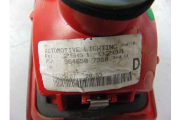 Piloto trasero derecho interior, Peugeot 407 Sw Premium 2004, 9646507380