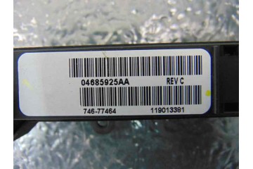 Warning, Chrysler Voyager (Rg) 2.5 CRD Grand Voyager Limited 2001, 04685925AA