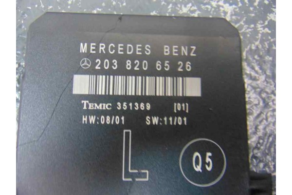 Centralita cierre, Mercedes-benz Clase C (Bm 203) Berlina 220 Cdi (203.006) 2002, 2038206526