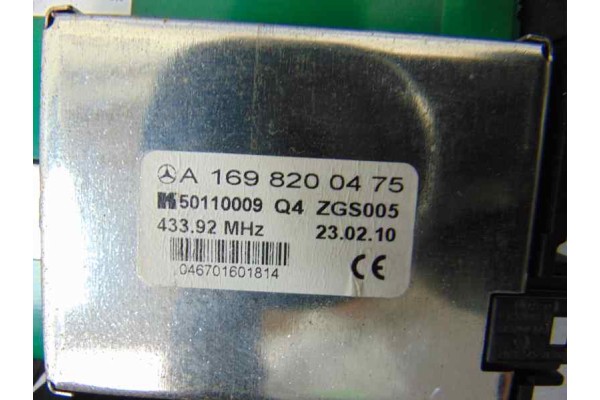 Antena, Mercedes-benz Clase a (Bm 169) A 180 Cdi (169.007) 2010, A1698200475