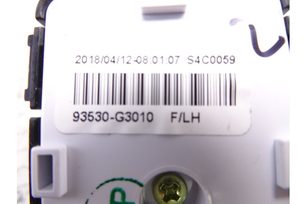 Mando retrovisor, Hyundai I30 (Pd) Link 2018, 93530G3010