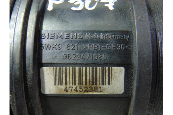 Caudalimetro, Peugeot 307 Break / Sw (S1)(04.2002) Sw Pack 2003, 9629471080
