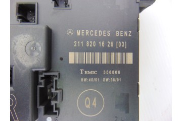 Módulo electrónico, Mercedes-benz Clase e (Bm 211) Berlina E 320 (211.065) 2002, 2118201626
