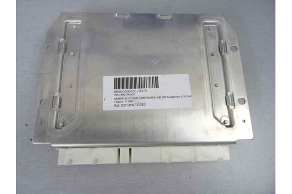 Centralita asr, Mercedes-benz Clase e (Bm 210) Berlina 200 Kompressor (210.048) 2001, 0315450732Q02