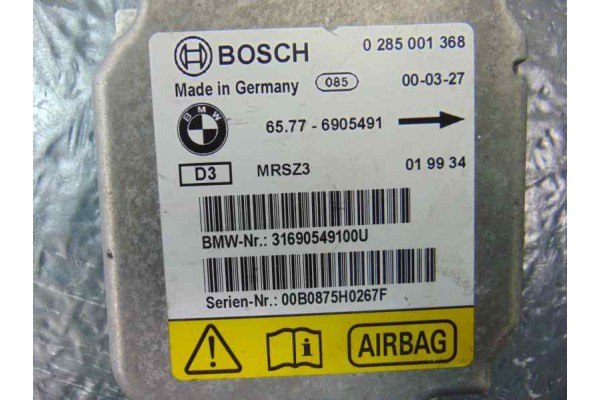 Centralita airbag, Bmw Serie 3 Berlina (E46) 320d 2000, 6905491
